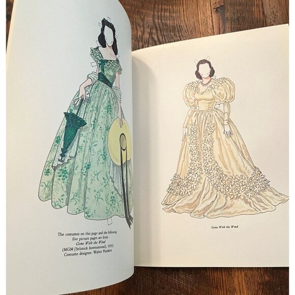 Lot of 3 Tom Tierney Paper Doll Books Judy Garland Greta Garbo Vivian Leigh - Picture 11 of 11